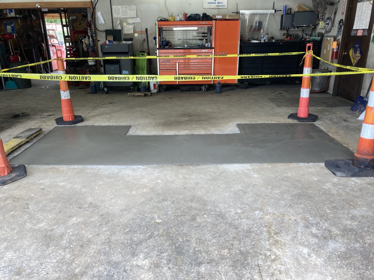 Concrete STrong Enough to Support New Auto Lift